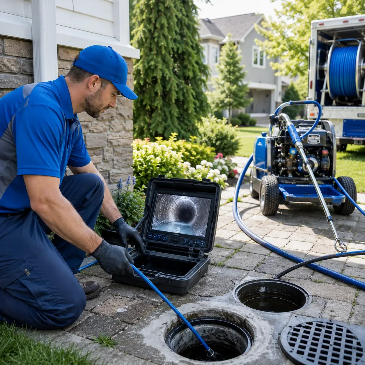 Outdoor drain cleaning professionals serving Aulander, NC